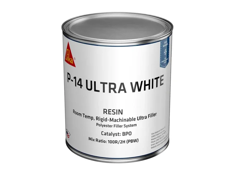 Sika SikaBiresin® AP014 Polyester Fairing Compound White Base Quart Can BPO Hardener Required