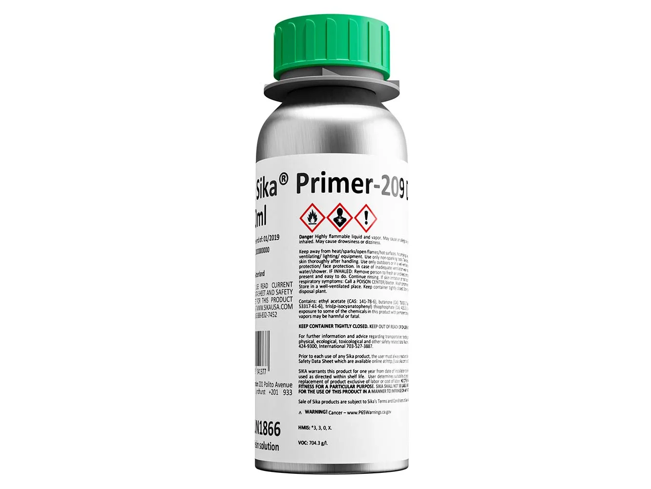 Sika Primer-209 D Black 250ml Bottle