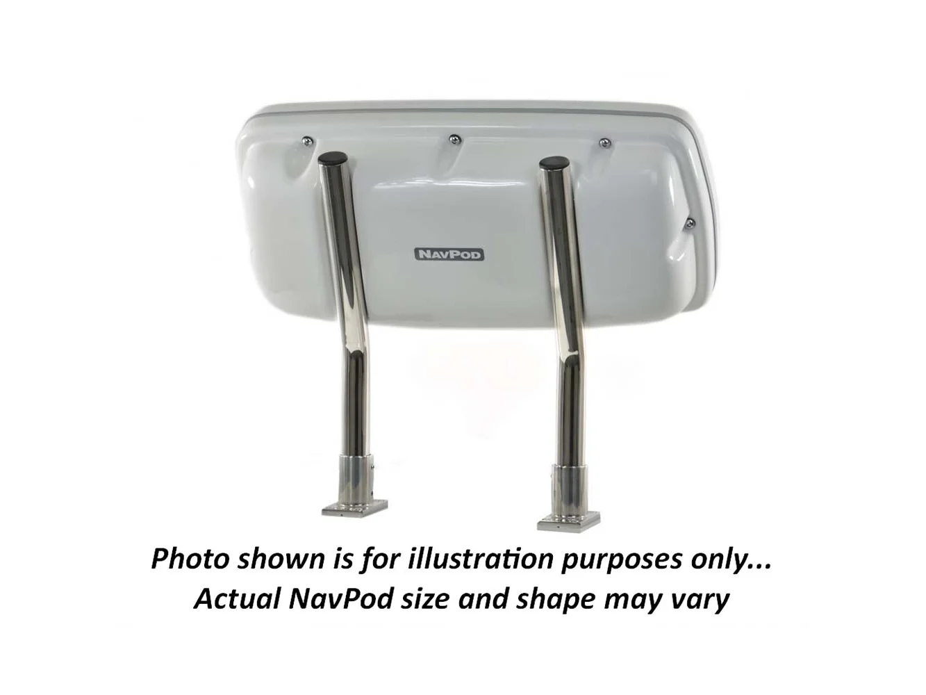 NavPod SystemPod Pre-Cut f/Garmin GPSMAP® 8412xsv & 8612xsv on Right & 2 Additional Instruments (3.6″ holes) on Left f/9.5″ Wide Guard