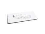 SeaDek Mako Logo Helm Pad - White/Storm Grey Embossed