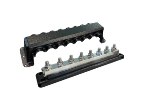 Victron Busbar 600A 8P & Cover 8X 3/8" Plus 8X M8 Terminals