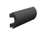 TACO 70' Flexible Black Rub Rail Insert 1-3/16" x 1/2"