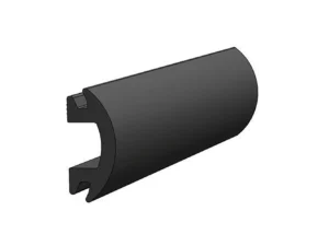 TACO 70' Flexible Black Rub Rail Insert 1-3/16" x 1/2"