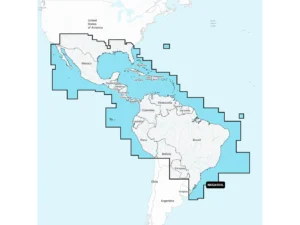 Navionics NASA004L - Mexico, Caribbean to Brazil - Navionics+