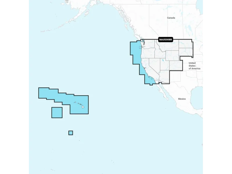 Navionics NAUS008R - U.S. West - Navionics+