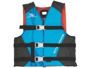 Stearns Antimicrobial Nylon Vest Life Jacket - 30-50lbs - Blue