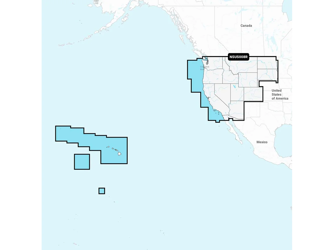 Garmin Navionics+™ NSUS008R U.S. West