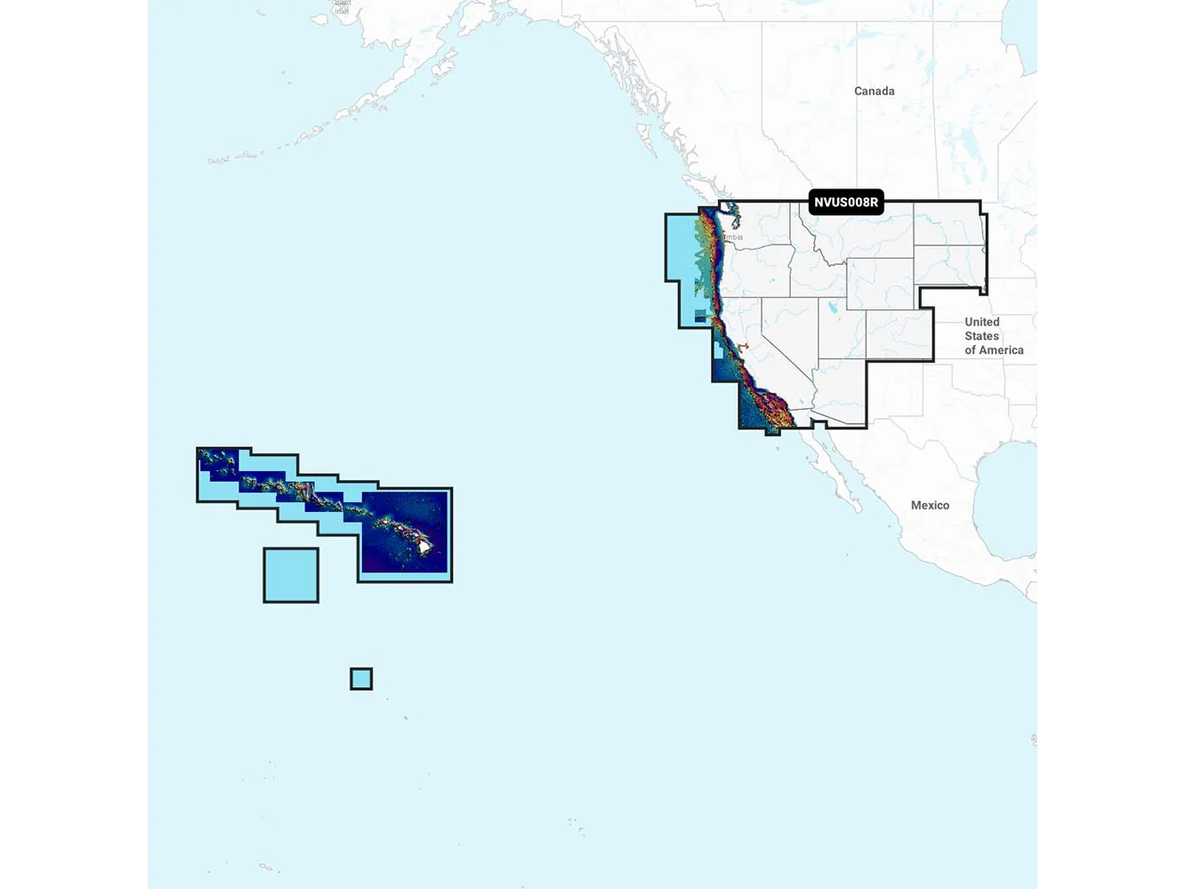 Garmin Navionics Vision+™ NVUS008R U.S. West