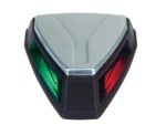 Perko 12V LED Bi-Color Navigation Light - Black/Stainless Steel