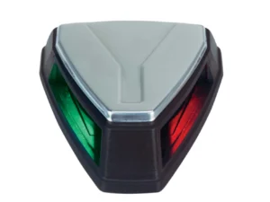 Perko 12V LED Bi-Color Navigation Light - Black/Stainless Steel