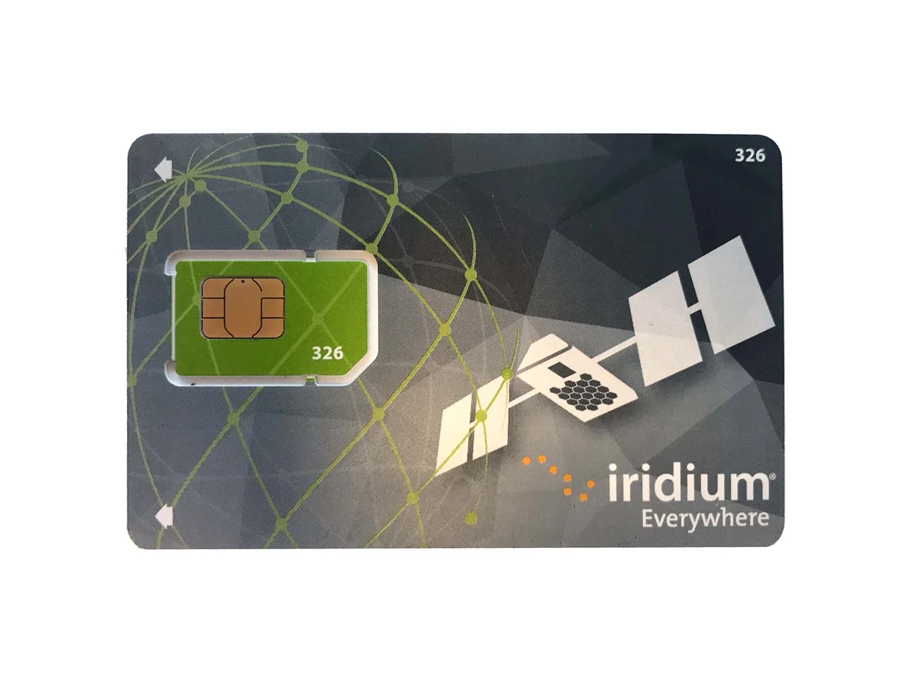 Iridium Prepaid SIM Card Activation Required - Green
