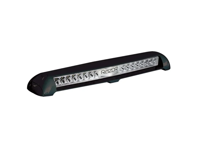 Lumitec Razor Light Bar - Flood - Black Housing - Flush Mount