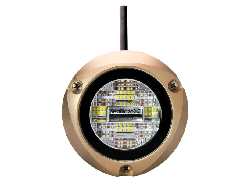 Lumitec Zambezi X2 Surface Mount Underwater Light - White & Blue