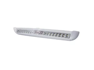 Lumitec Razor Light Bar - Flood - White Housing w/Inverted Logo Flush Mount