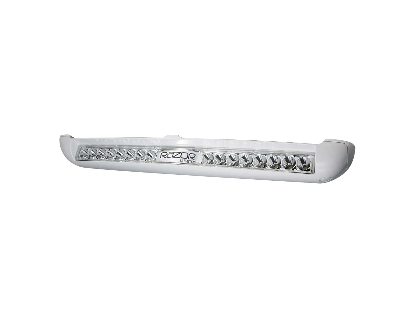 Lumitec Razor Light Bar - Spot - White Housing w/Inverted Logo Flush Mount