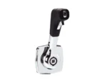 Uflex Single Lever Side Mount Control - Black/Chrome