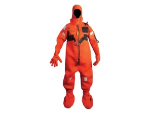 Mustang Neoprene Cold Water Immersion Suit w/Harness - Red - Child