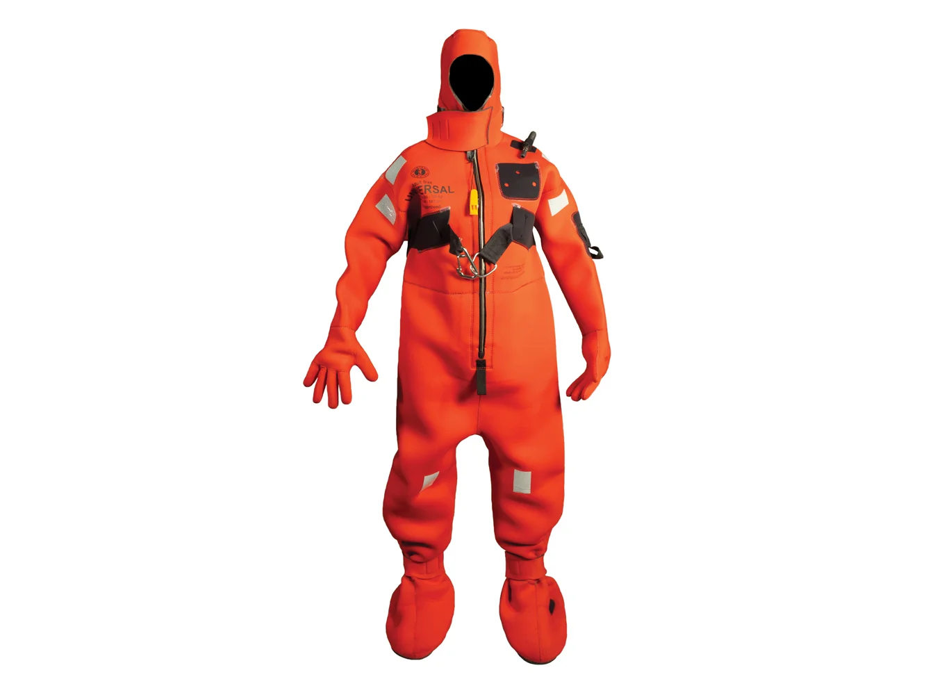 Mustang Neoprene Cold Water Immersion Suit w/Harness - Red - Child