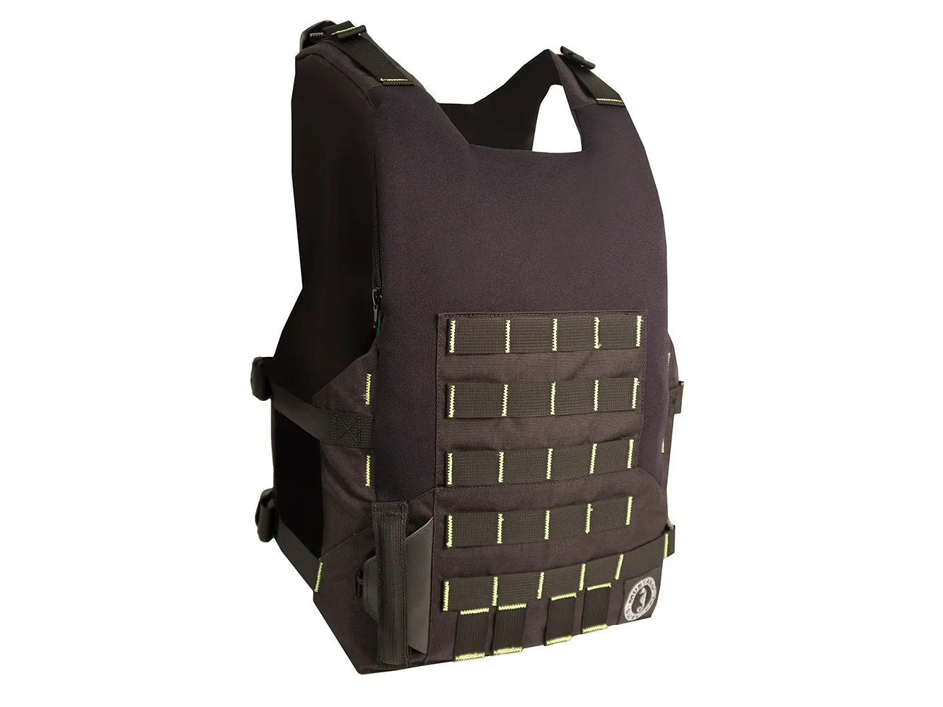 Mustang Rescue Swimmer Vest - Fluorescent Yellow/Green/Black - Manual