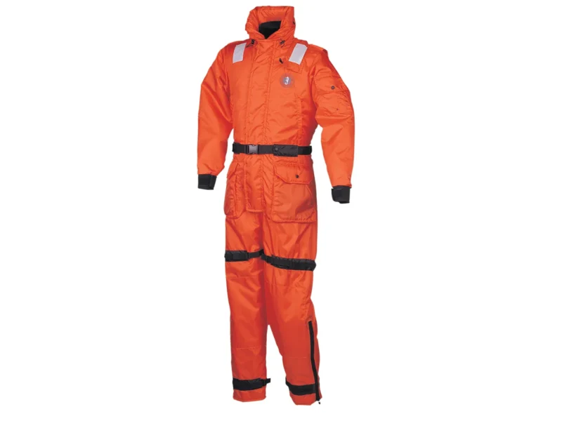 Mustang Deluxe Anti-Exposure Coverall & Work Suit - Orange - XS