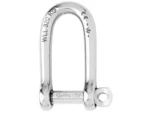 Wichard Self-Locking Long D Shackle - Diameter 6mm - 1/4"