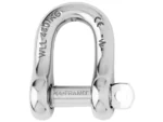 Wichard Captive Pin D Shackle - Diameter 6mm - 1/4"