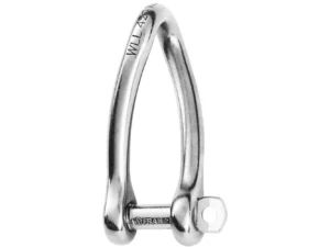 Wichard Captive Pin Twisted Shackle - Diameter 5mm - 3/16"