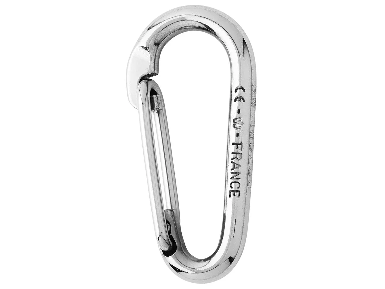 Wichard Symmetric Carbine Hook Without Eye - Length 80mm - 5/16"