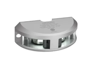 Lopolight Series 200-024 - Navigation Light - 2NM - Vertical Mount - White - Silver Housing - 6M Cable