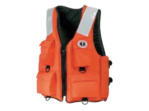 Mustang 4-Pocket Flotation Vest - Orange - XXXL - 7XL