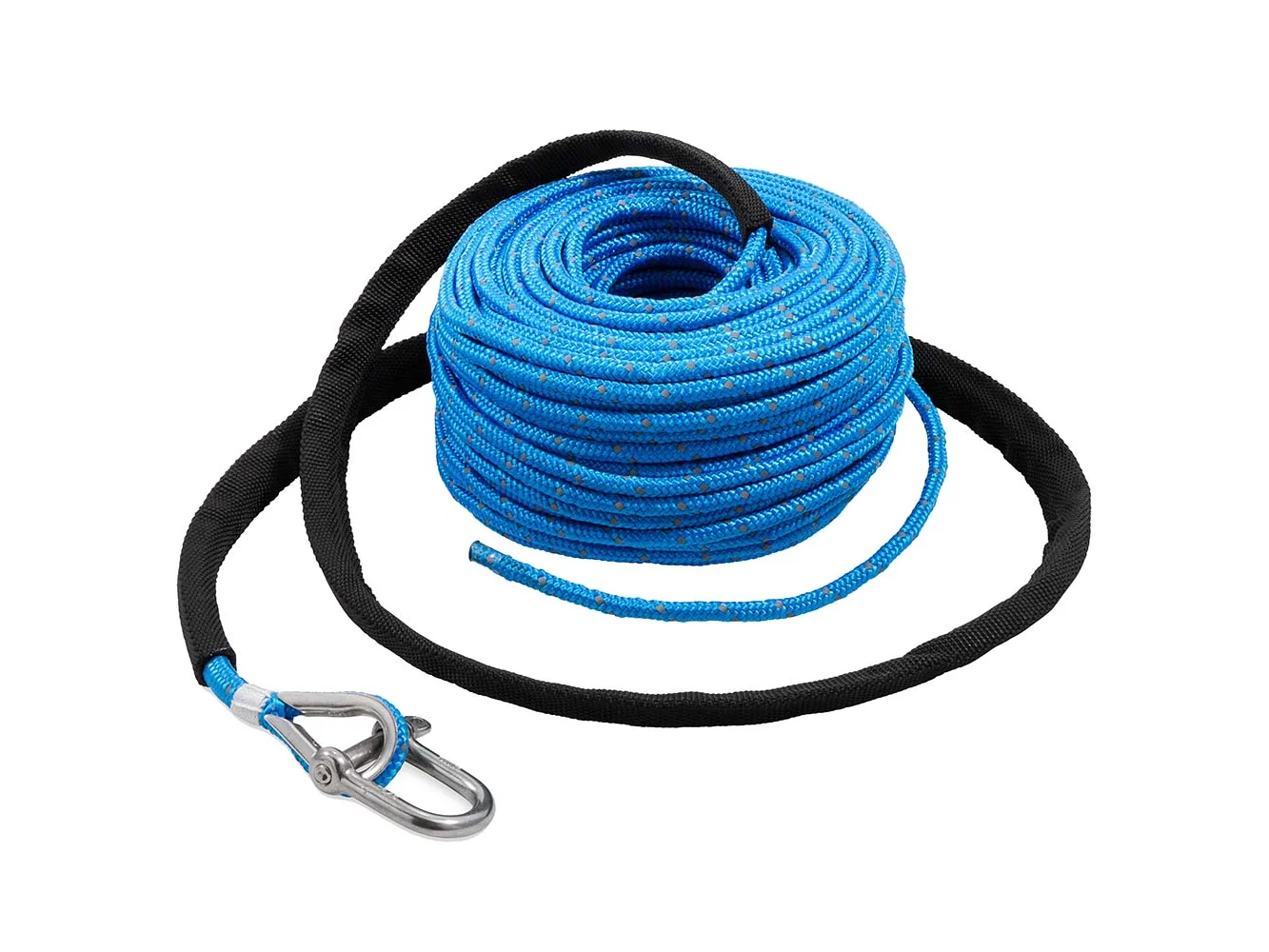 TRAC Outdoors Anchor Rope - 3/16" x 100' w/SS Shackle