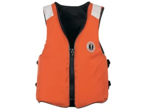 Mustang Classic Industrial Flotation Vest w/SOLAS Tape - Orange - 3XL - 7XL