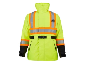 Mustang Classic Flotation Coat - Fluorescent Yellow/Green/Black - Large