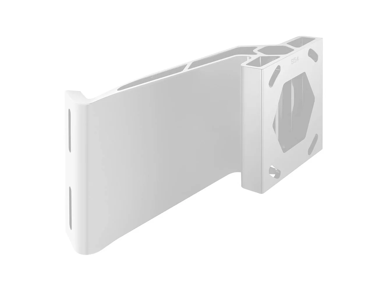 Minn Kota Raptor Jack Plate Adapter Bracket - Starboard - 5" Setback - 4" Rise - White