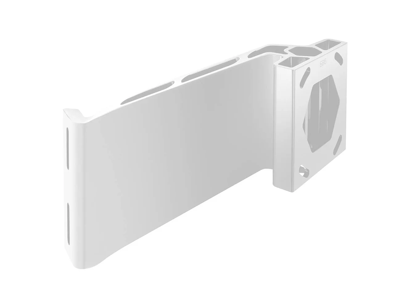 Minn Kota Raptor Jack Plate Adapter Bracket - Starboard - 8" Setback - 6" Rise - White