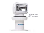 Seaview 6.38" Vertical Searchlight & Thermal Camera Mount w/8" Round Base Plate
