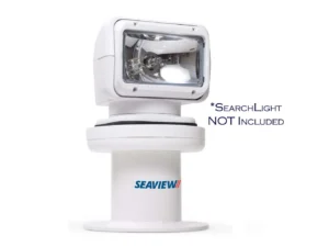 Seaview 6.38" Vertical Searchlight & Thermal Camera Mount w/8" Round Base Plate