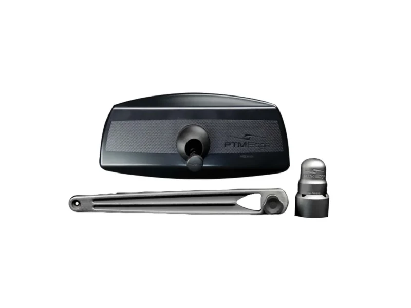 PTM Watersports UCX-17 PRO Pontoon Mirror/Bracket Kit - Titanium Grey