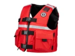 Mustang SAR Vest w/SOLAS Reflective Tape - Red - Small