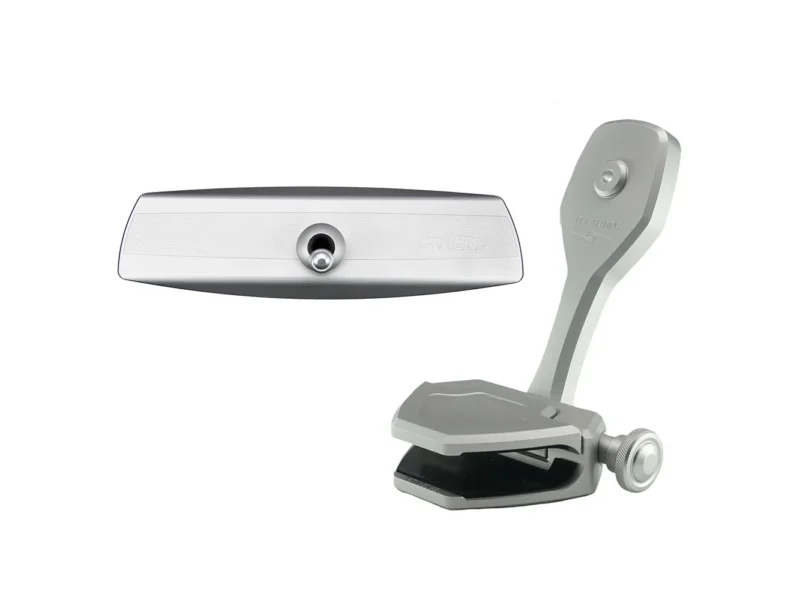 PTM Watersports Mirror/Bracket Kit w/VR-140 Elite Mirror & ZXR-300 (Silver)