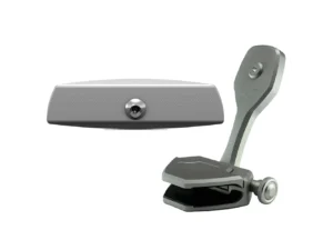 PTM Watersports Mirror/Bracket Kit w/VR-140 Elite Mirror & ZXR-300 (Titanium Grey)