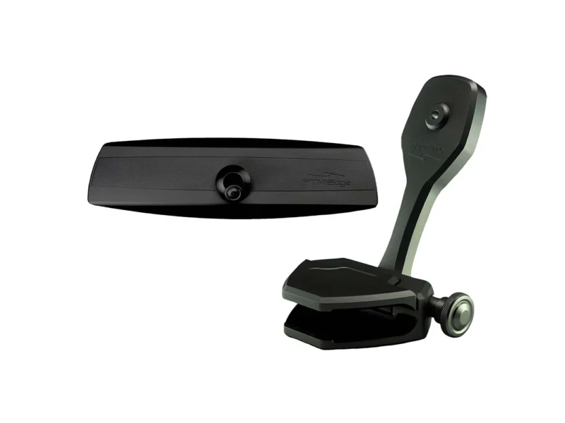 PTM Watersports Mirror/Bracket Kit w/VR-140 Elite Mirror & ZXR-300 (Black)