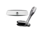 PTM Watersports Mirror/Bracket Kit w/VR-140 Elite Mirror & ZXR-320 (Silver)