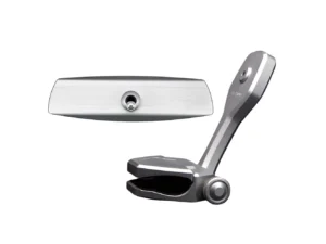 PTM Watersports Mirror/Bracket Kit w/VR-140 Elite Mirror & ZXR-320 (Silver)