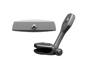 PTM Watersports Mirror/Bracket Kit w/VR-140 Elite Mirror & ZXR-320 (Titanium Grey)