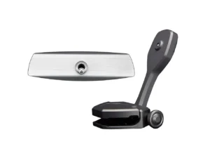 PTM Watersports Mirror/Bracket Kit w/VR-140 Elite Mirror & ZXR-360 (Titanium Grey)