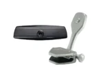 PTM Watersports Mirror/Bracket Kit w/VR-140 PRO Mirror & ZXR-300 (Silver)