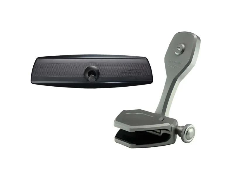 PTM Watersports Mirror/Bracket Kit w/VR-140 PRO Mirror & ZXR-300 (Titanium Grey)