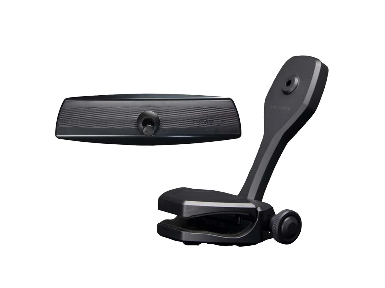 PTM Watersports Mirror/Bracket Kit with VR-140 PRO Mirror & ZXR-320 (Black)