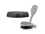 PTM Watersports Mirror/Bracket Kit w/VR-140 PRO Mirror & ZXR-360 (Silver)